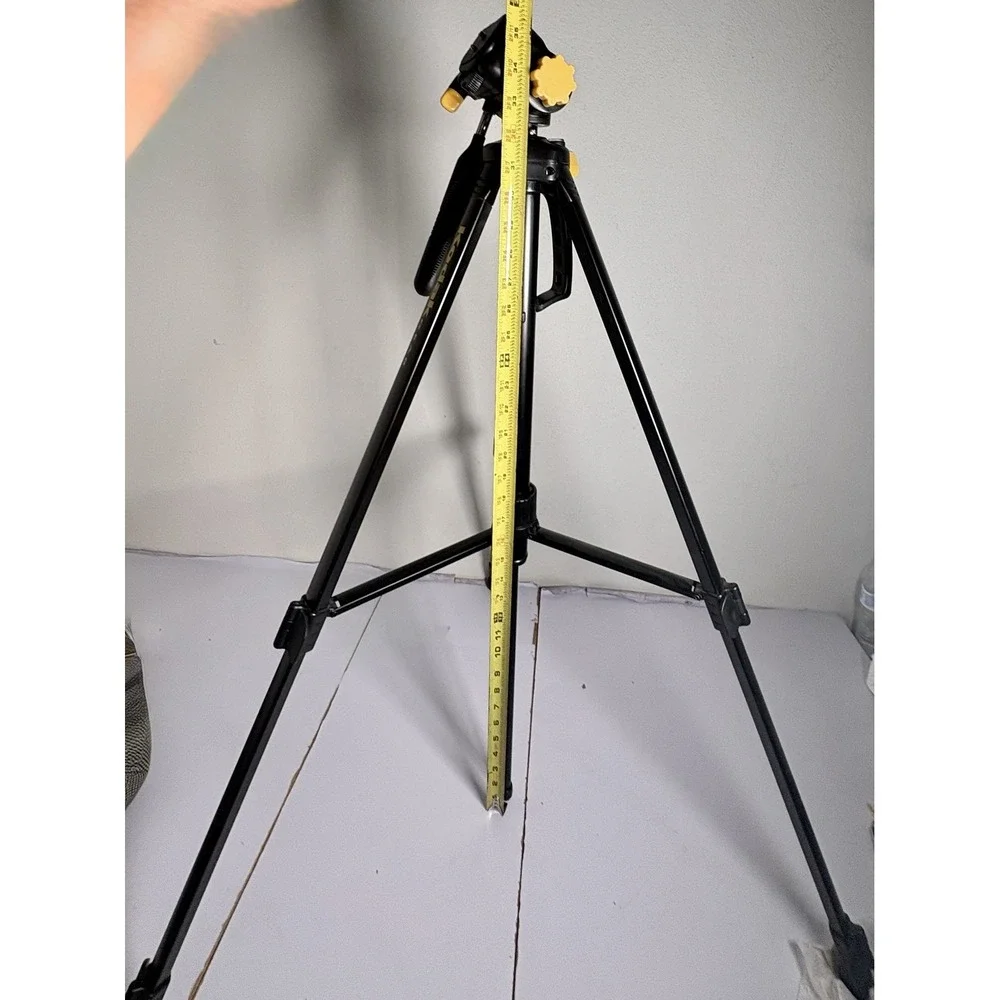 Kodak Gear Video Photo Tripod Stand with Geared Center Column & Pan Handle